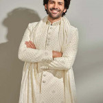 Pristine Off White Sherwani With Dupatta