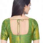 Green Printed Pure Georgette Saree